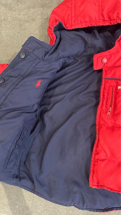 Двостороння демісезонна куртка Ralph Lauren + шапка