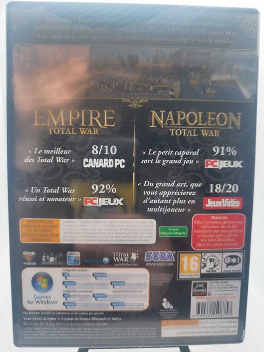 Empire & Napoleon Total War – Game of the Year Edition PC Selado