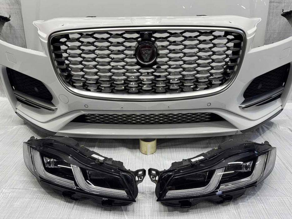 Розборка Jaguar F Pace Рест Комплект:Бампер/Телевізор/Капот/Крила/Фари