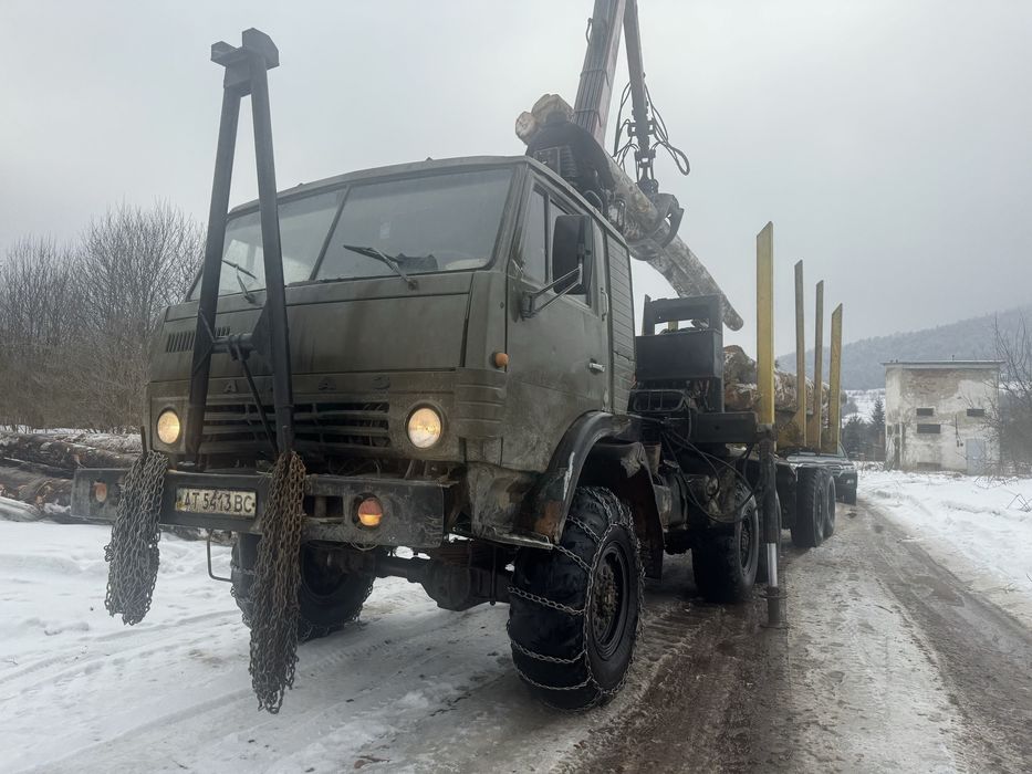 КамАЗ 4310 з маніпулятором(loglift130) лісовоз+причеп розпуск 6х6