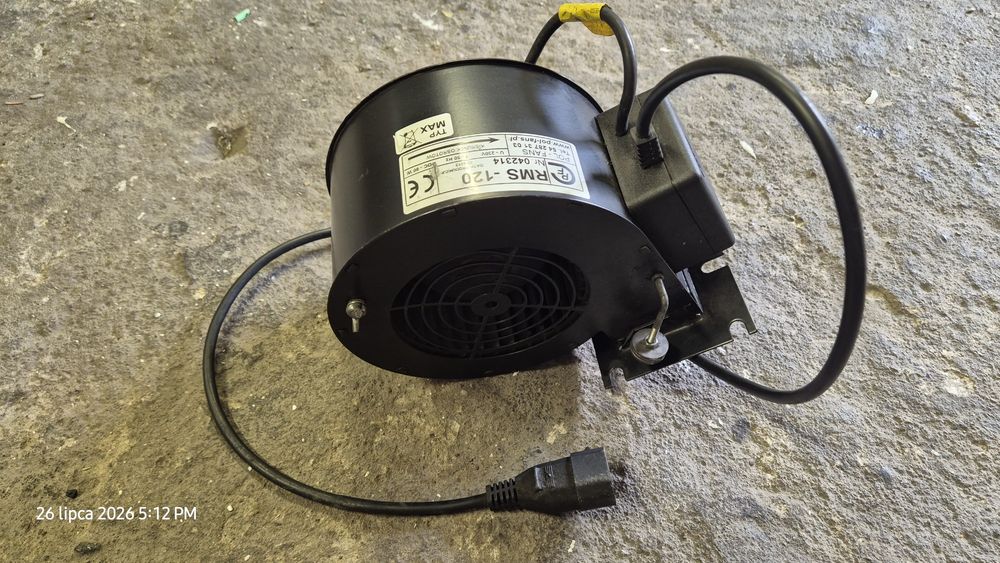 Dmuchawa pieca z podajnikiem RMS-120 80W