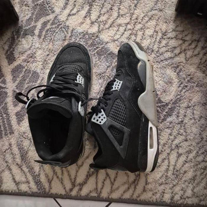 Jordan 4 black canvas