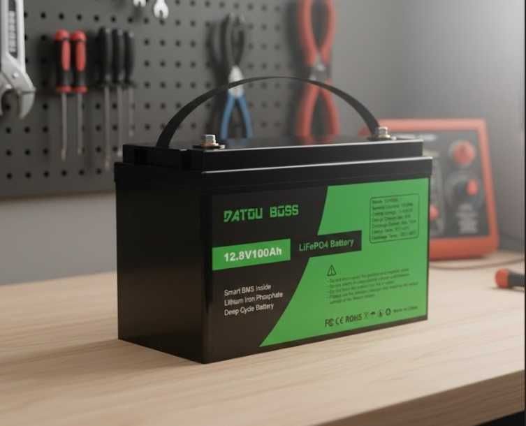 Аккумулятор LiFePO4 Battery 12V 100Ah BMS Літій-залізо-фосфатний 12.8V