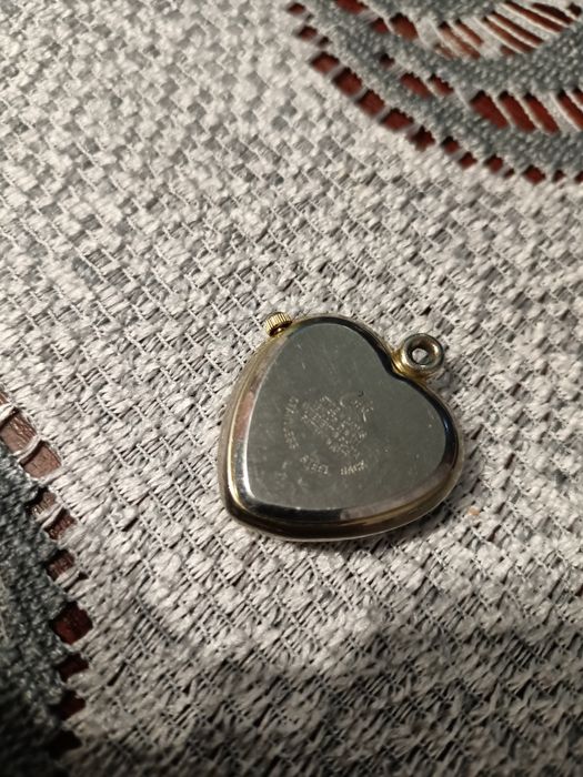 Zegarek Coudi serce wisiorek