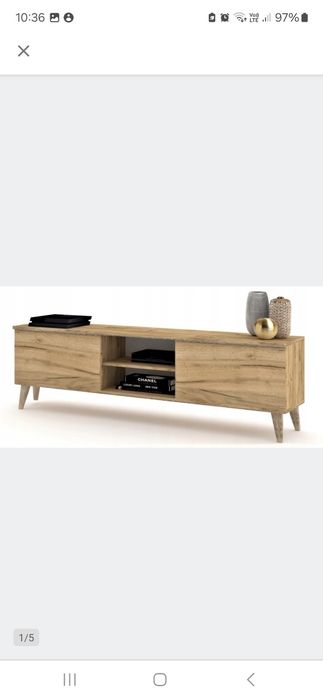 szafka rtv styl skandynawski boho 120 cm