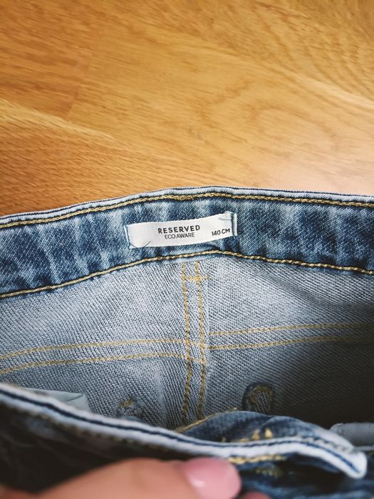 Spodnie dla dziewczynki Reserved 140 trzy sztuki