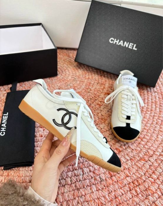 Жіночи кеди кросівки Chanel Шанель