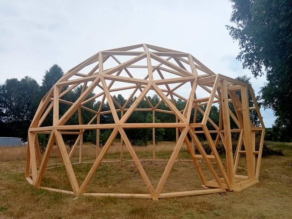 Kopuła geodezyjna, dom kopułowy 35m2.
