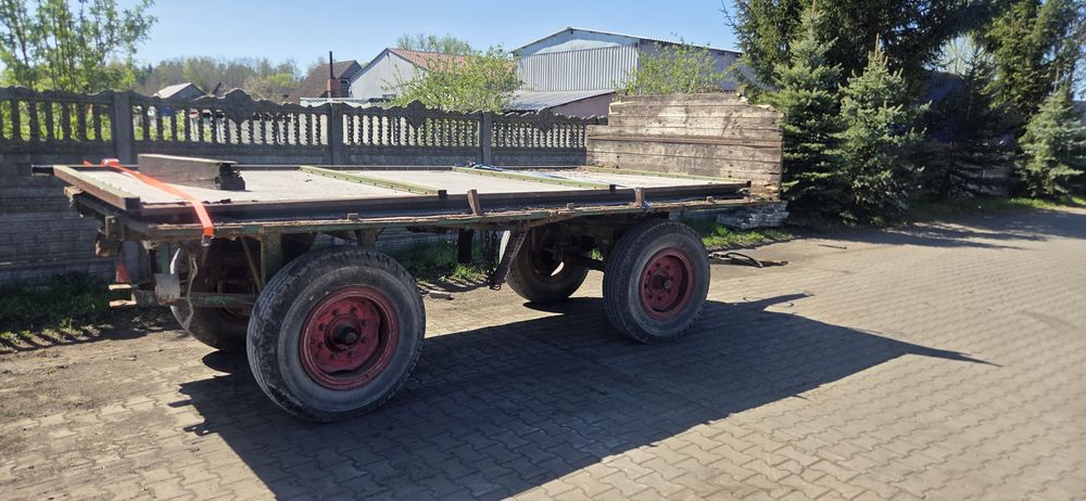 Przyczepa dwuosiowa 7 ton wywrot 2 strony