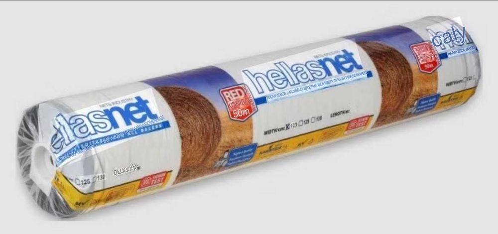 SIATKA do owijania słomy HELLASNET 123x2000m