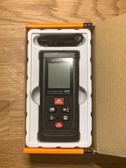 Medidor de áreas, distâncias e ângulos 40m (NOVO)