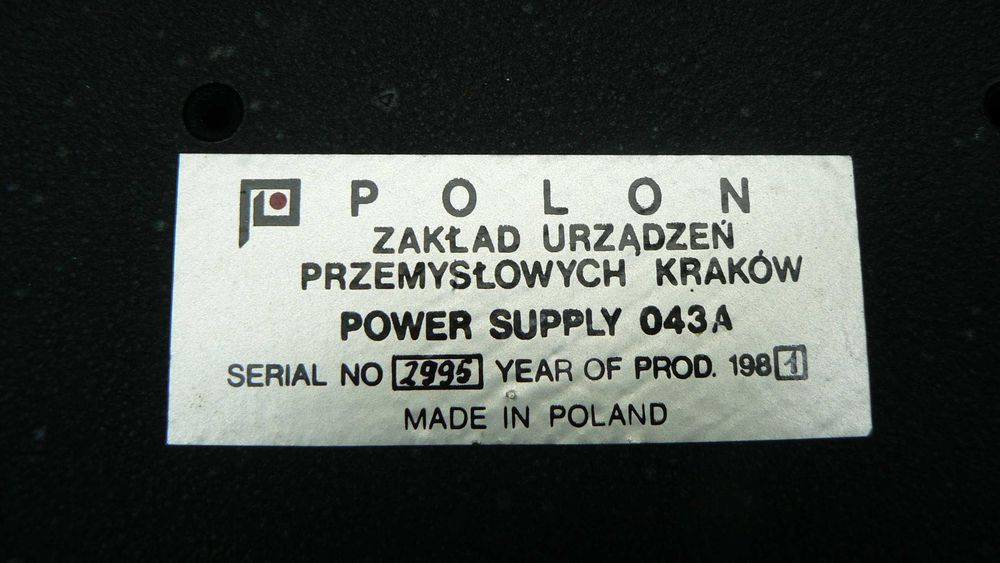 zasilacz stabilizowany firmy Polon