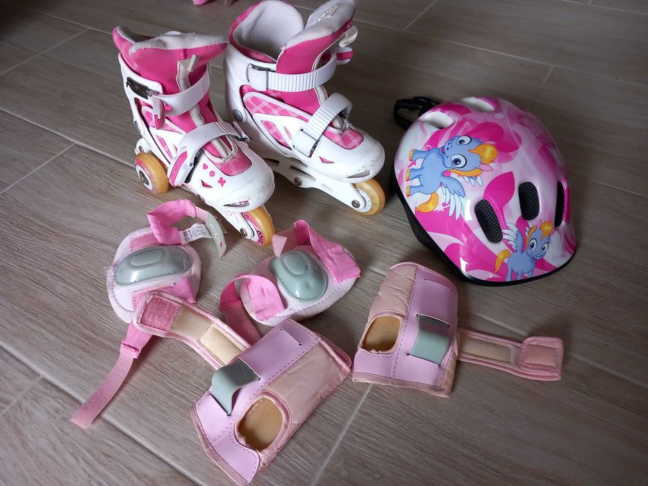 Rolki łyżworolki 28 31 kask