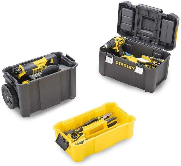 STANLEY- Oficina móvel para ferramentas, 3 em 1, máx. 20 kg