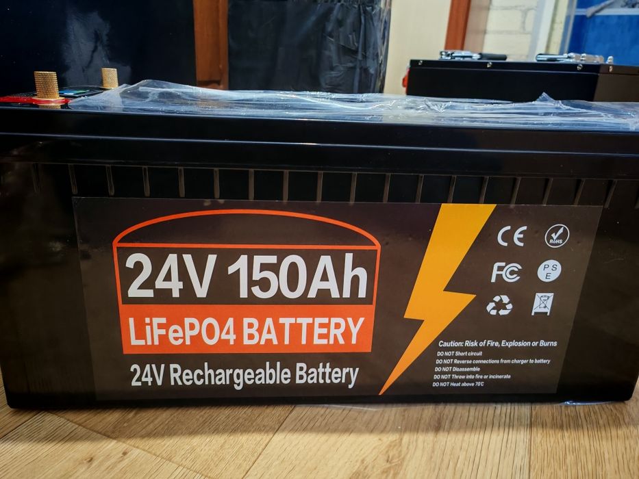 Lifepo4 24v 150ah, 24v 100ah. 12v 100ah