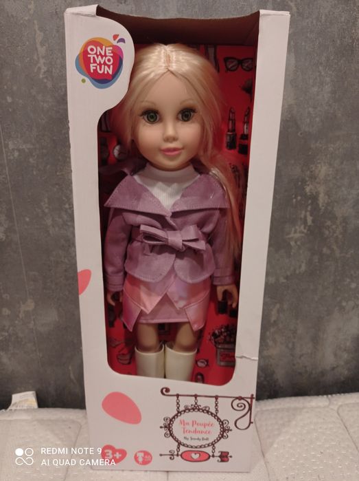 Nowa lalka One Two Fun Modna lalka 46cm