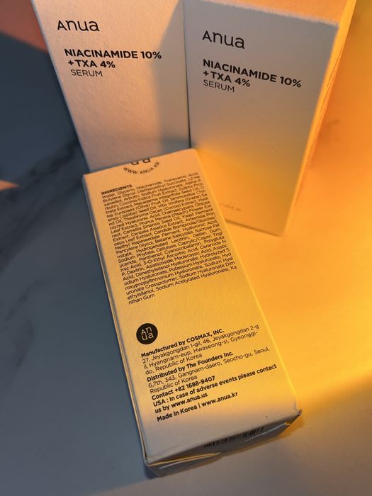 Сироватка для обличчя Anua Niacinamide 10% + TXA 4%