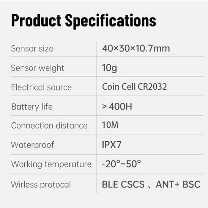 Sensor Cadencia/Velocidade Vortex XOSS