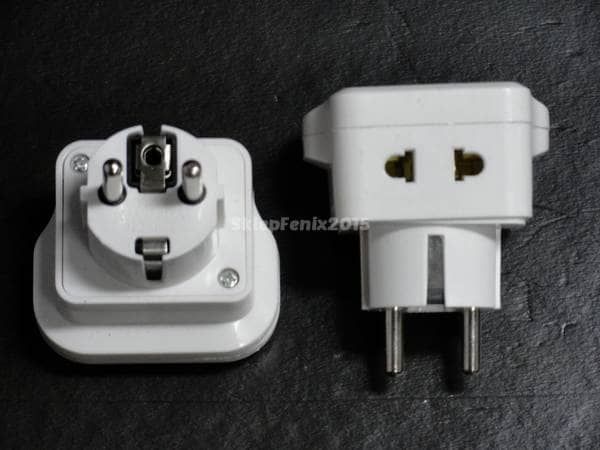 Adapter Wtyczka Przejściówka Redukcja (1238) - UK /USA/ PL - OKAZJA !