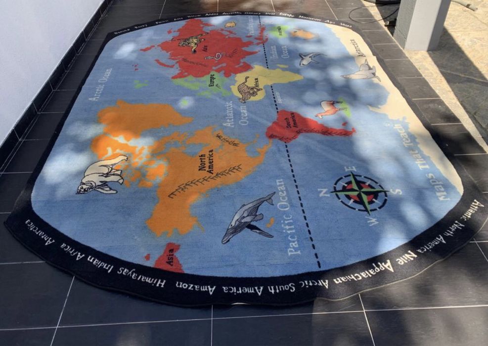 Tapete do mapa do mundo