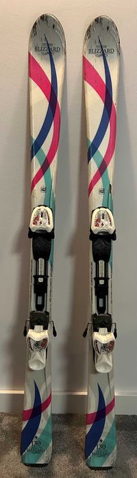 Narty Blizzard VIVA Junior dla dziewczynki - 130 cm - UŻYWANE