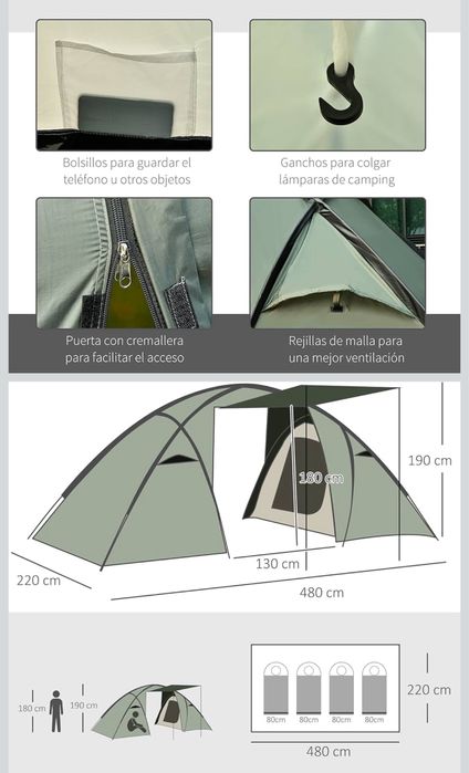 Tenda de campismo