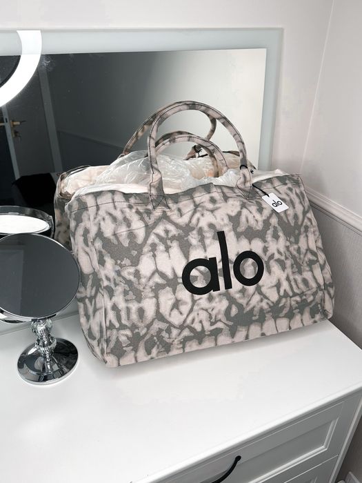 Torba Alo Yoga sportowa shopper duża szara materiałowa hit z Pinterest