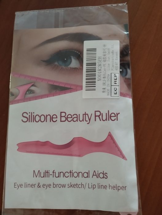 Régua delineadora de silicone