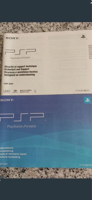 Manuais Sony Psp