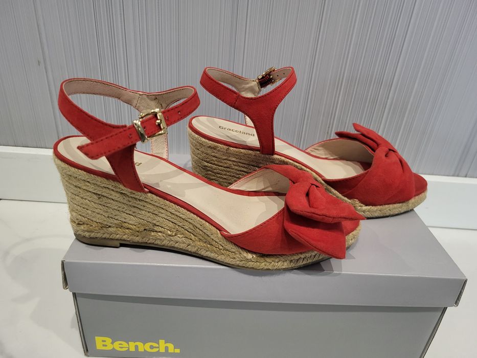 Espadryle  na koturnie, rozmiar. 38