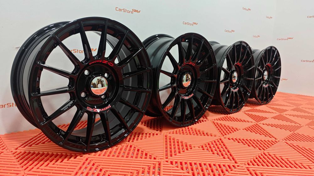 Jantes Look OZ Superturismo 15 x 6.5 et 35 4x100 Preto Brilhante