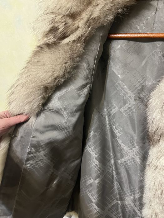 Шуба з натурального песця