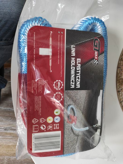 Nowa linka holownicza do 2,5 T długość 4 m