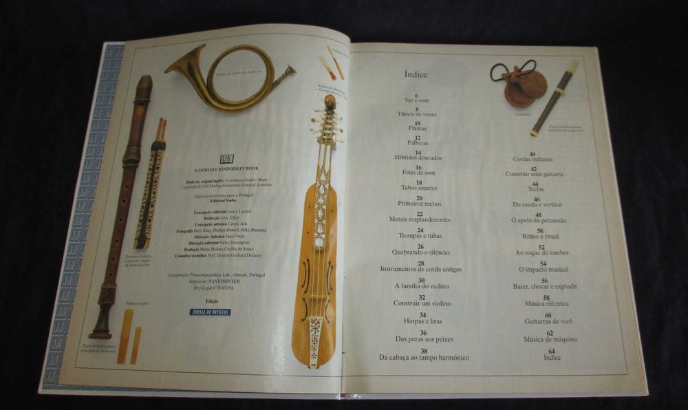 Livro Música Conchas O Tempo Enciclopédia Visual