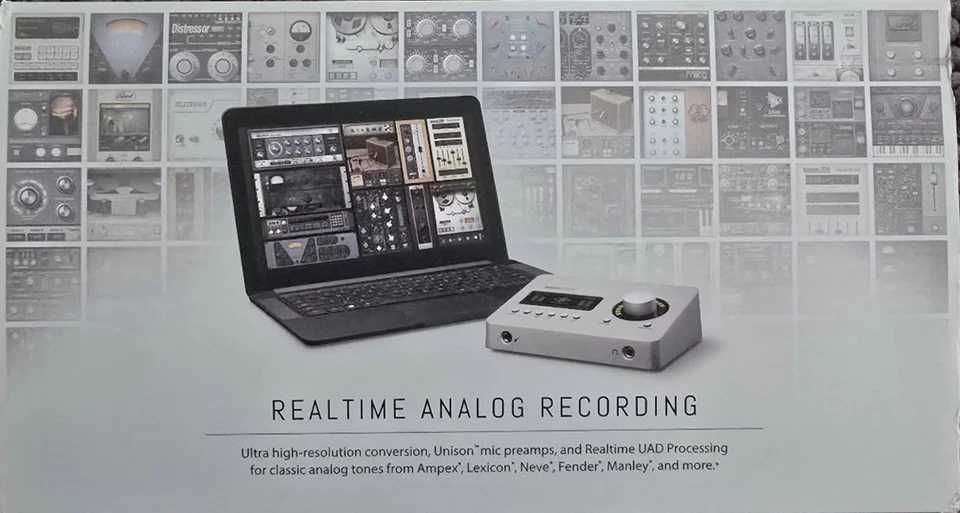 Universal Audio Apollo Solo USB Audio Interface Open Box. Never Used.