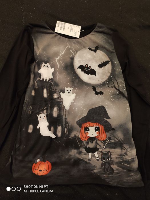 Camisola Halloween nova com etiqueta