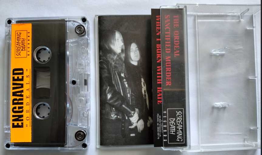 ENGRAVED - "Ordeal" Screaming Death Records 1997 kaseta