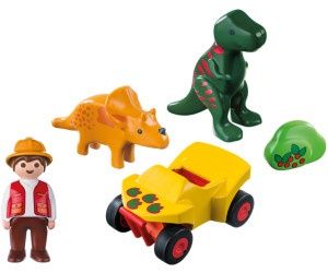 Playmobil 123 bebés- kit dinossauro