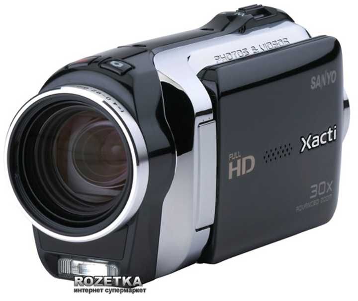 Відеокамера Sanyo VPC-SH1 Black (в ідеальному стані)