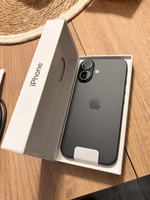 iPhone 16 128GB Black Fabrycznie nowy gwarancja