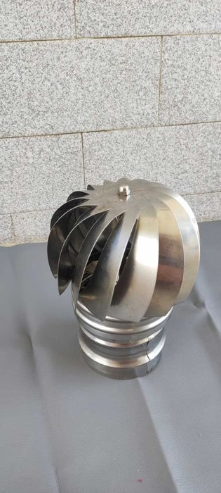 Ventilador eólico inox AISI. C 304 - diâmetro 125