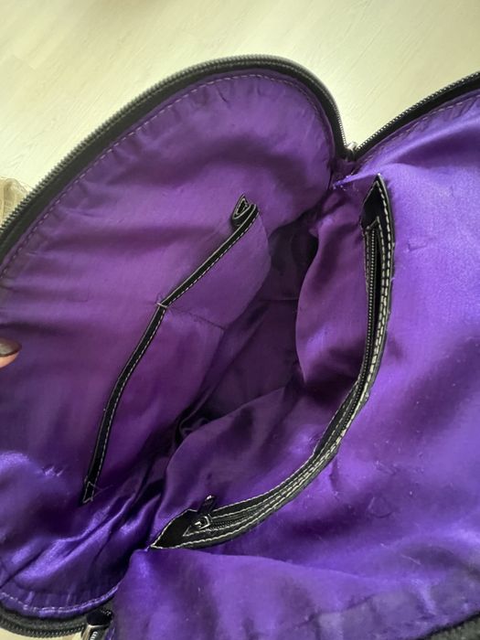 Torebka skórzana lakierowana Ochnik idealny stan