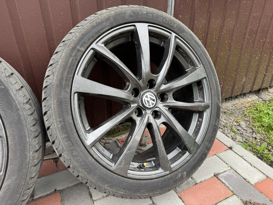 Диски + резина R18 5x112 Et38 8J. Passat Tiguan NMS CC Audi