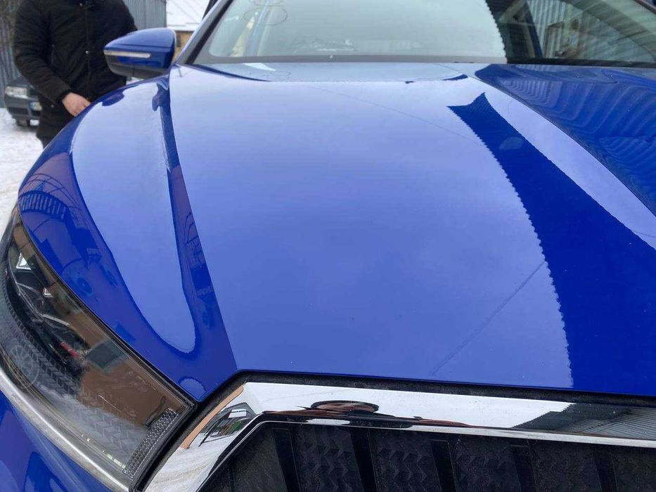 Капот Skoda enyaq НАЯВНІСТЬ Капот Шкода Еняк Електро 2022 Синій капот