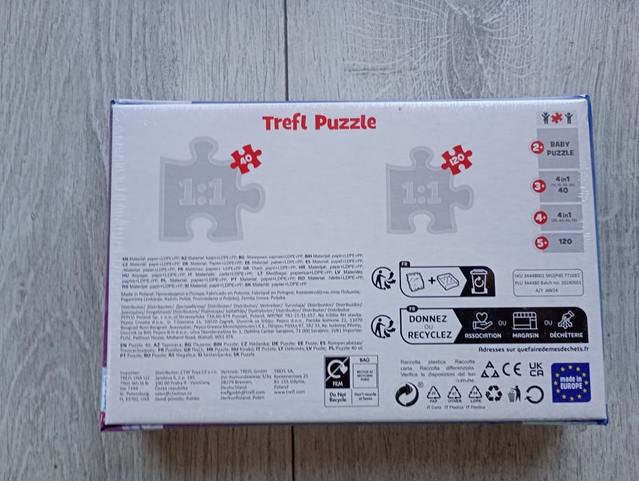 Nowe puzzle Kraina lodu 40  elementów