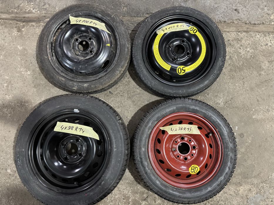Докатка запаска 4/100R14 Opel Volkswagen Toyota Ваз Lada