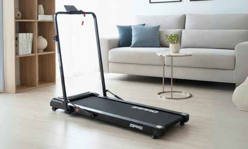 Bieżnia ZIPRO Składana 1-12km/h LED Amortyzacja 8 Punktów 110x42cm FV