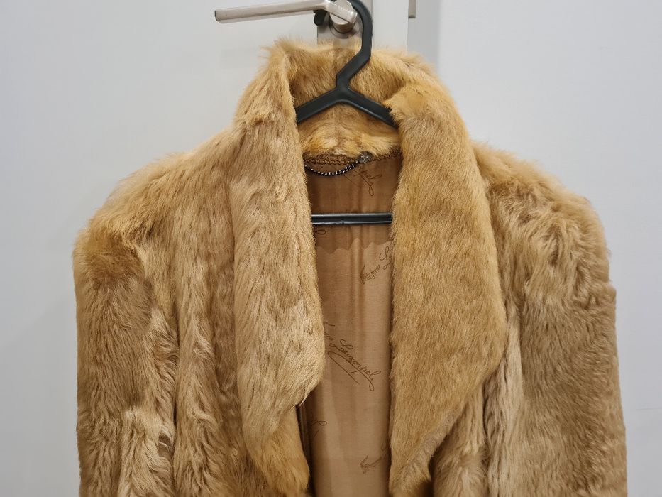 Casaco pele carneiro desfrisado