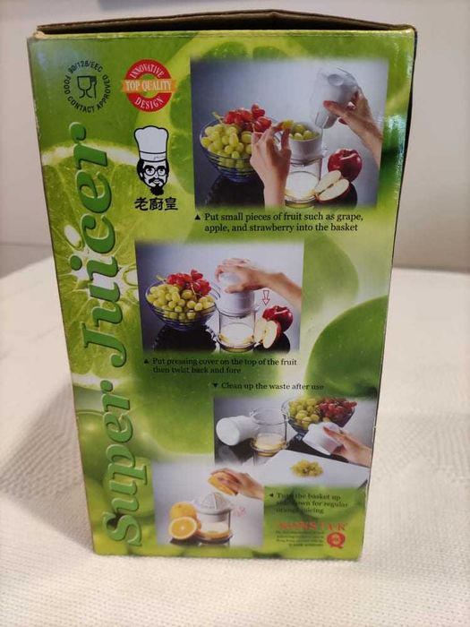 Espremedor manual 2 em 1 (citrinos, uvas, romãs) - Novo - PROMOÇÃO