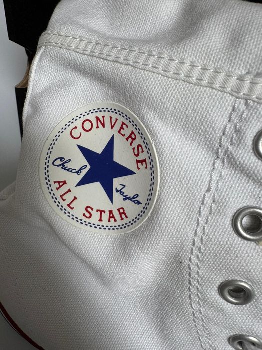 Nowe trampki wysokie damskie CONVERSE białe 40
